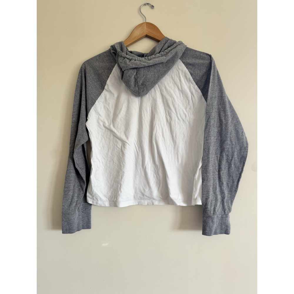 Hollister Cropped Hoodie Tee Tshirt Long Sleeves Women's Small - Picture 5 of 5